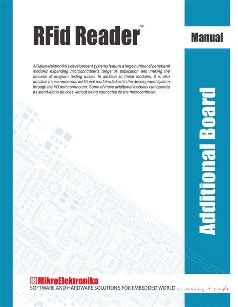 TTS810 RFID Reader User Manual Owner's Manual 3M 